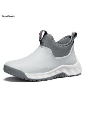 HISEA Waterproof Ankle Rain Boots Neoprene Garden Shoes